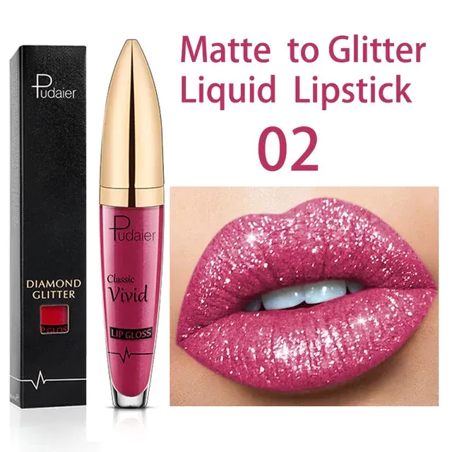 Pudaier Diomond Glitter Liquid Lipstick S4259305