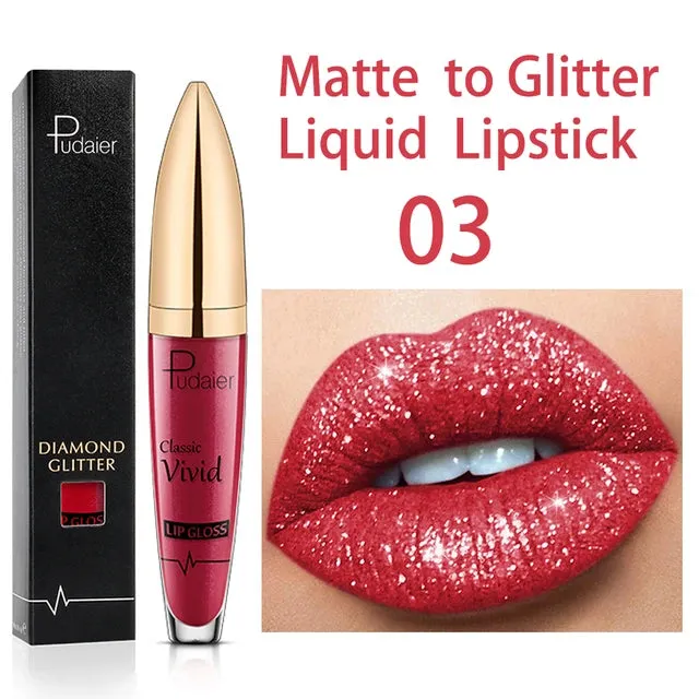 Pudaier Diomond Glitter Liquid Lipstick S4259305