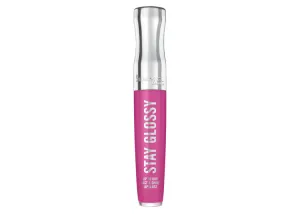 RIMMEL - Stay Glossy Lip Gloss Purple Parlor - 0.18 fl. oz. (5.5 ml)