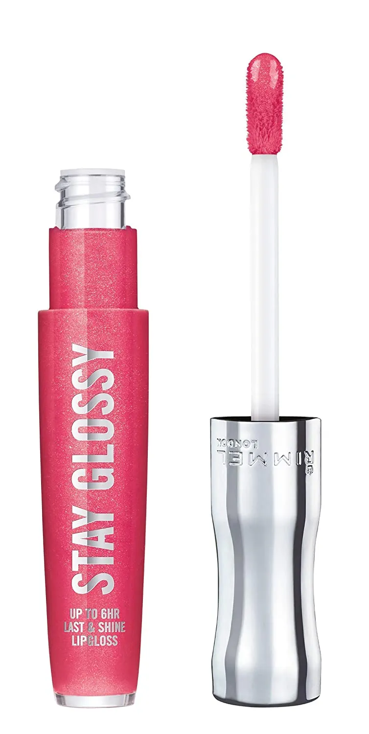 RIMMEL - Stay Glossy Lip Gloss Ready To Flamingle 300 - 0.18 fl oz (5.5 ml)