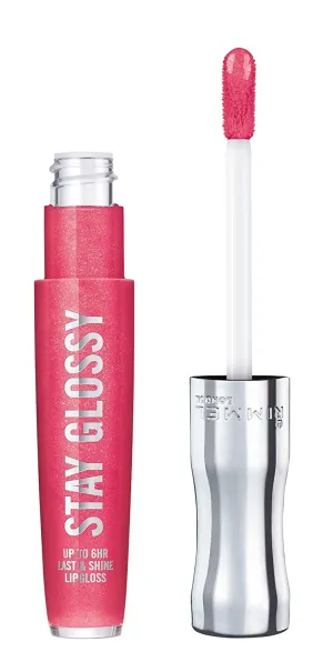 RIMMEL - Stay Glossy Lip Gloss Ready To Flamingle 300 - 0.18 fl oz (5.5 ml)