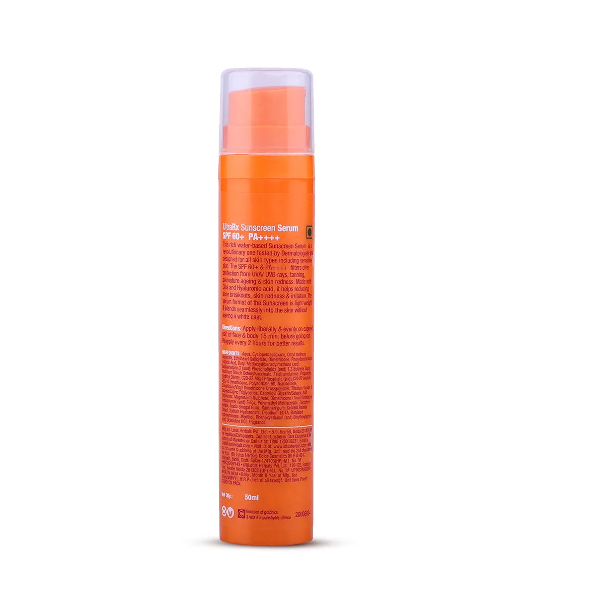 Safesun UltraRX Sunscreen Serum SPF 60 PA    