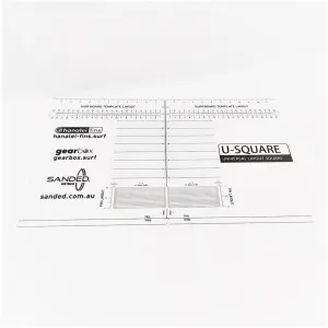 Sanded Australia /Gearbox U- Square Fin Placement Template
