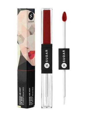 Smudge Me Not Lip Duo - 10 Drop Dead Red