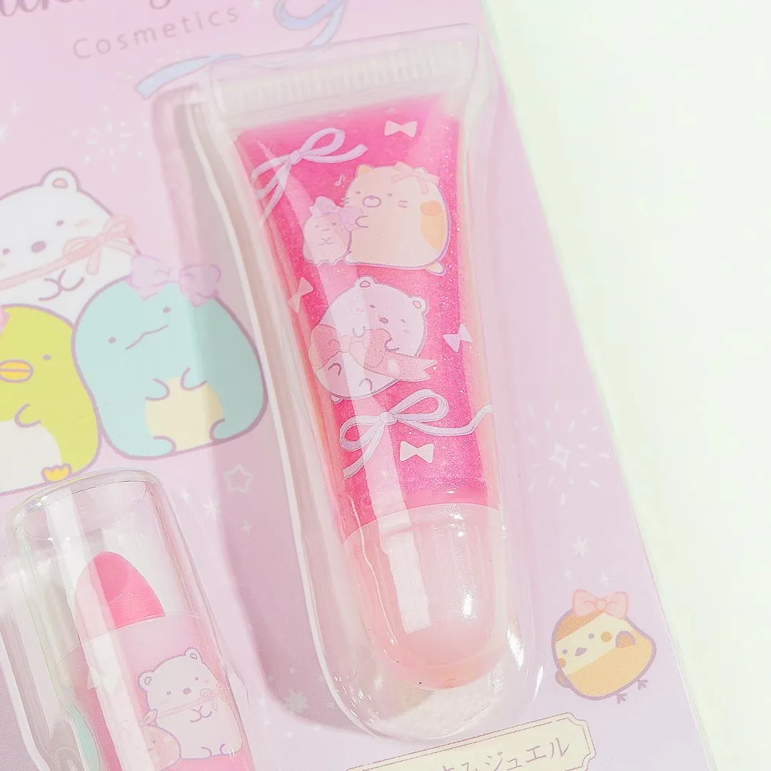 Sumikko Gurashi Huddle Lipstick & Lip Gloss Set