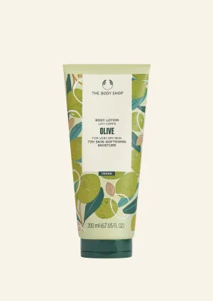 THE BODY SHOP Body Lotion Lait Corps Olive Fore Very Dry Skin 72 H Skin Softening Moisture Vegan