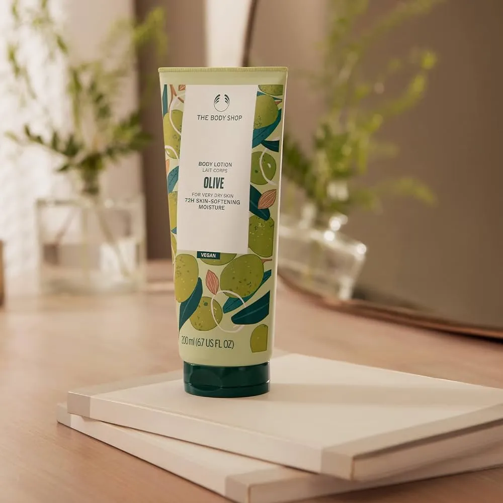 THE BODY SHOP Body Lotion Lait Corps Olive Fore Very Dry Skin 72 H Skin Softening Moisture Vegan