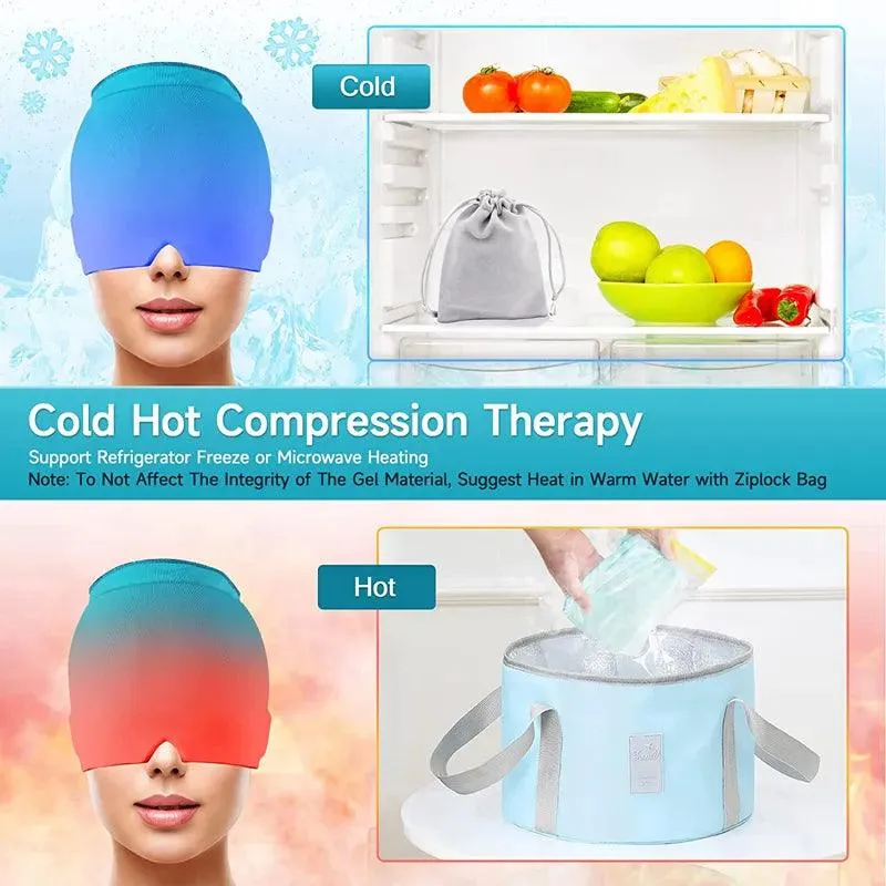 Therapeutic Gel Ice Headache Relief Cap: Ultimate Migraine Comfort