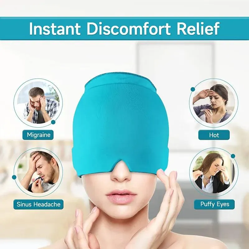 Therapeutic Gel Ice Headache Relief Cap: Ultimate Migraine Comfort