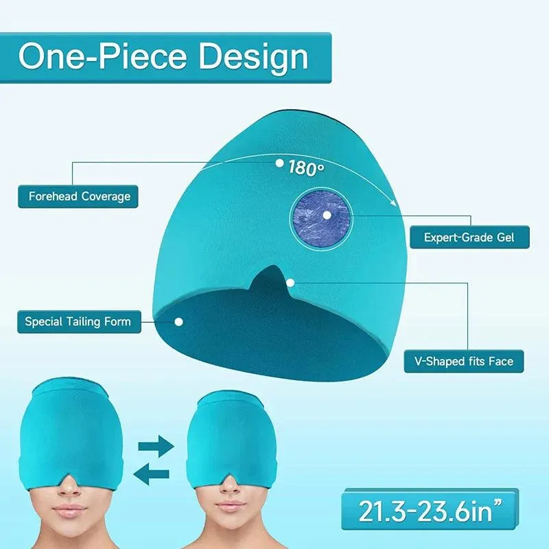 Therapeutic Gel Ice Headache Relief Cap: Ultimate Migraine Comfort