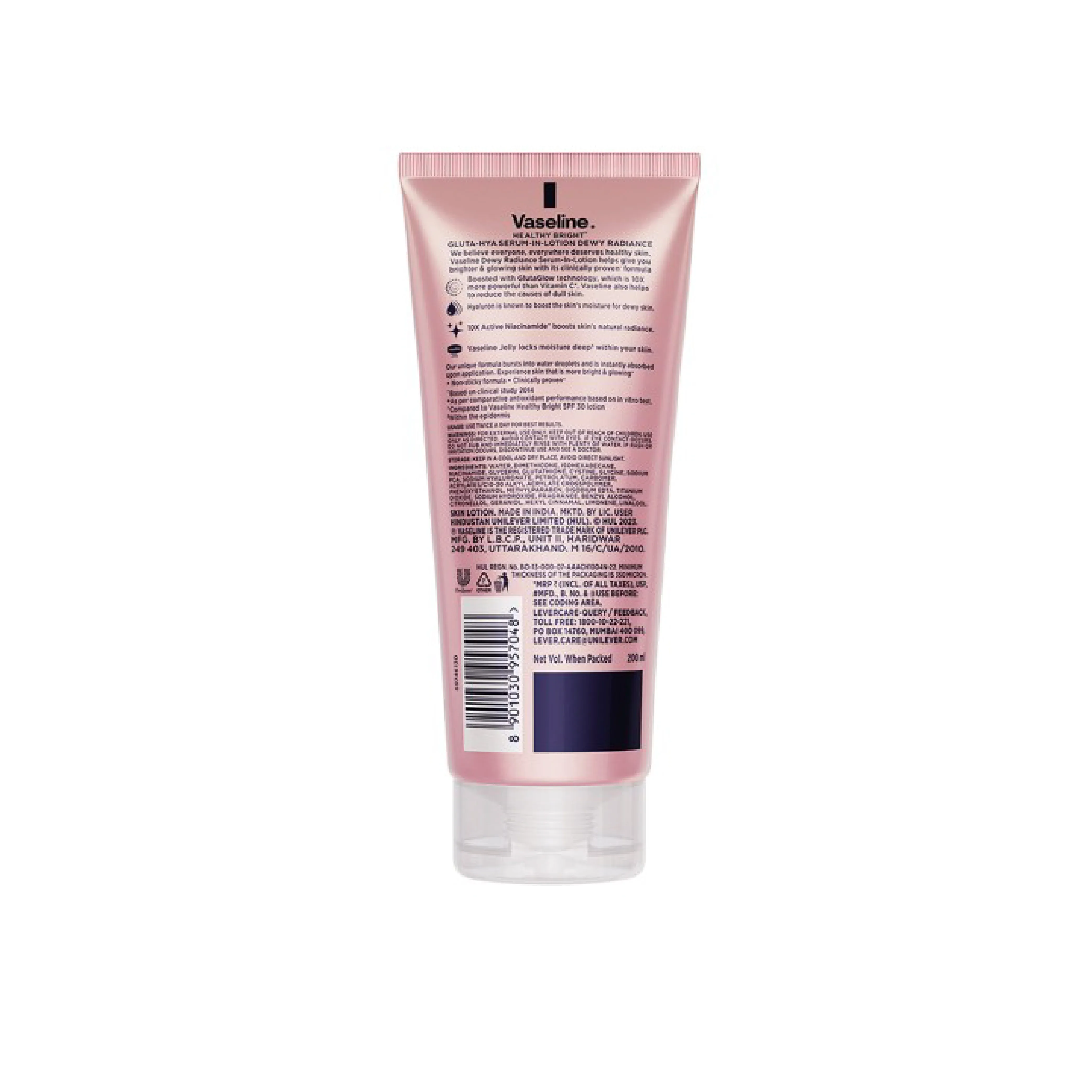 Vaseline Gluta-Hya Dewy Radiance Serum in Lotion 200ml