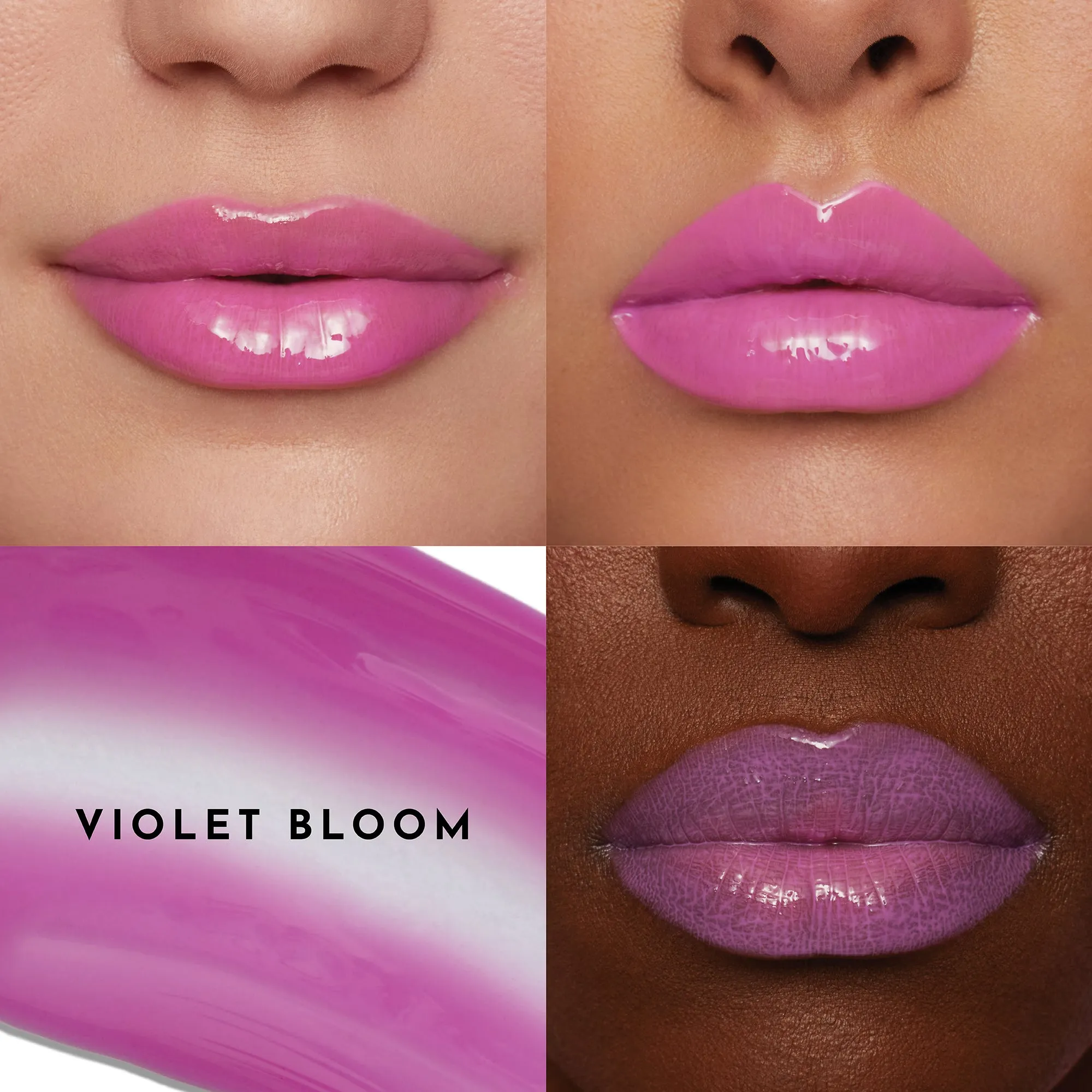 Violet Bloom Forget The Filler Lip-Plumping Line-Smoothing Gloss