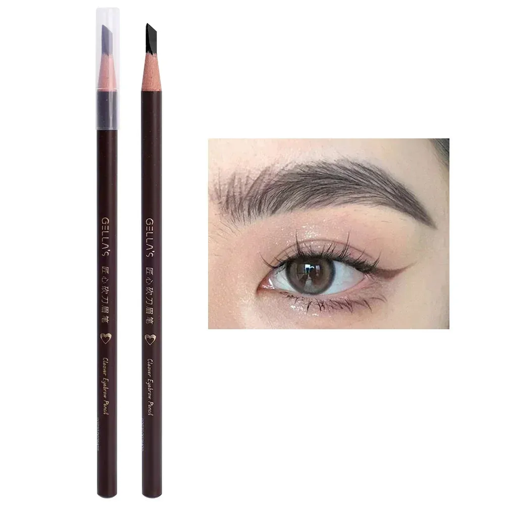 Yeknu Microblading Eyebrow Pencil Waterproof Soft Smooth Brow Tattoo Pen Long Lasting Natural Eyebrow Enhancer Korean Makeup Cosmetics