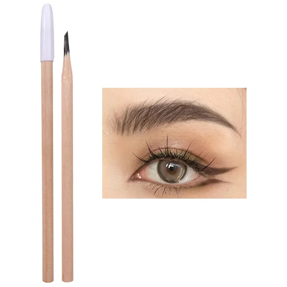 Yeknu Microblading Eyebrow Pencil Waterproof Soft Smooth Brow Tattoo Pen Long Lasting Natural Eyebrow Enhancer Korean Makeup Cosmetics