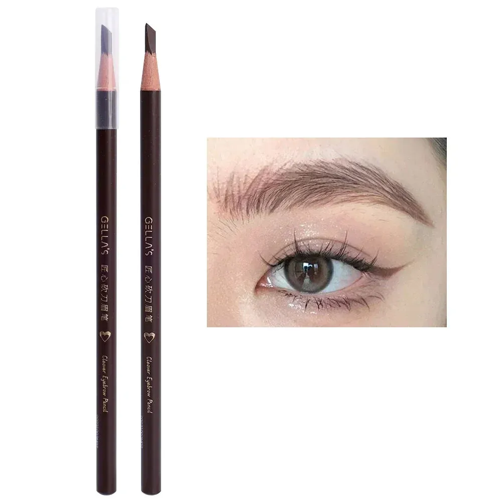 Yeknu Microblading Eyebrow Pencil Waterproof Soft Smooth Brow Tattoo Pen Long Lasting Natural Eyebrow Enhancer Korean Makeup Cosmetics