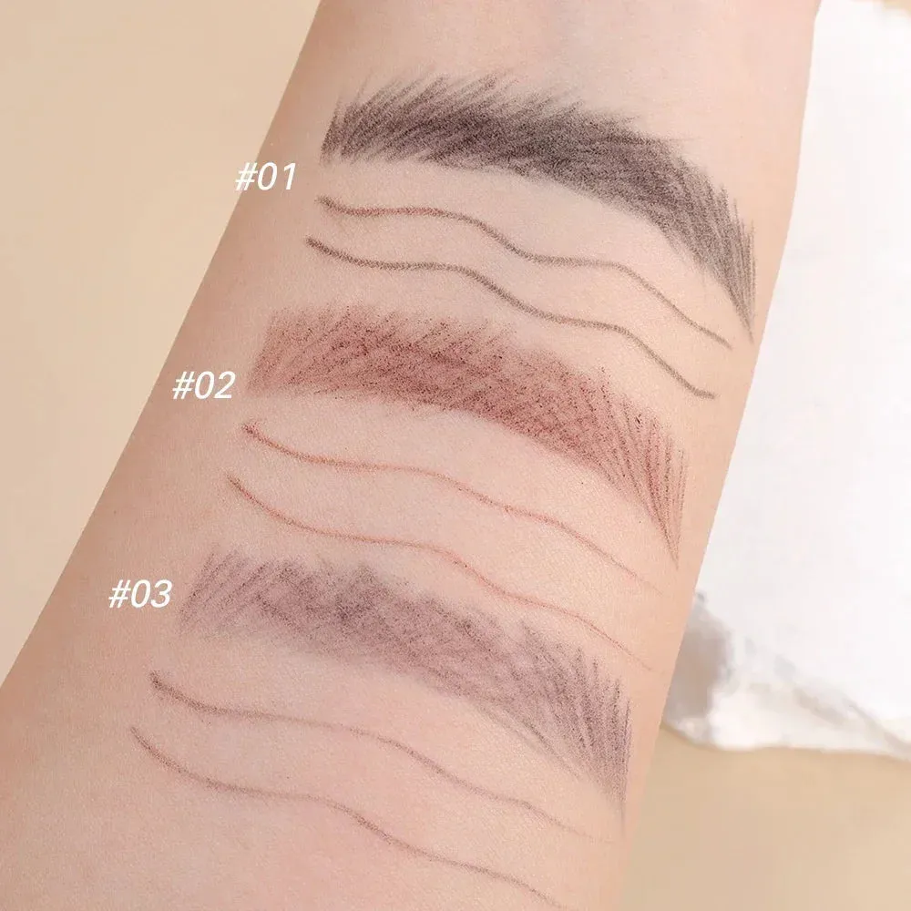 Yeknu Microblading Eyebrow Pencil Waterproof Soft Smooth Brow Tattoo Pen Long Lasting Natural Eyebrow Enhancer Korean Makeup Cosmetics