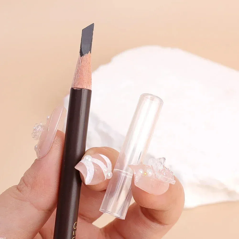 Yeknu Microblading Eyebrow Pencil Waterproof Soft Smooth Brow Tattoo Pen Long Lasting Natural Eyebrow Enhancer Korean Makeup Cosmetics