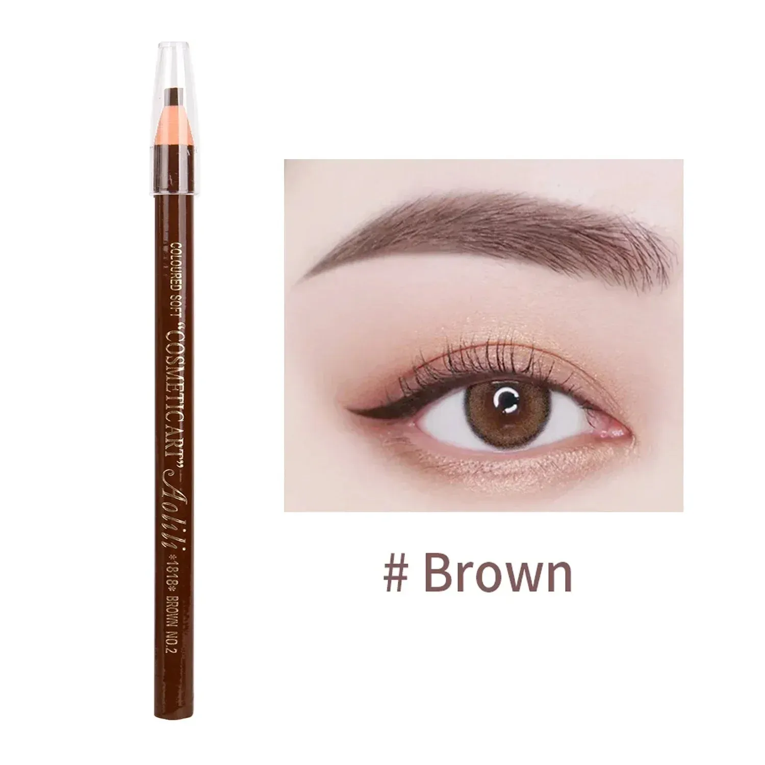 Yeknu Microblading Eyebrow Pencil Waterproof Soft Smooth Brow Tattoo Pen Long Lasting Natural Eyebrow Enhancer Korean Makeup Cosmetics